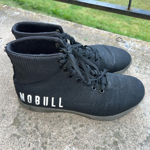 NOBULL Superfabric Men Size 7 Shoes Black High Top Training Athletic Sneakers main image 6